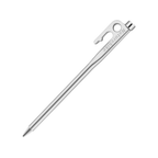 Naturehike Large Stainless Steel Tent Peg - Silver