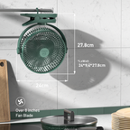 Lemoistar FA7 10000mAh Rechargeable Clip Fan