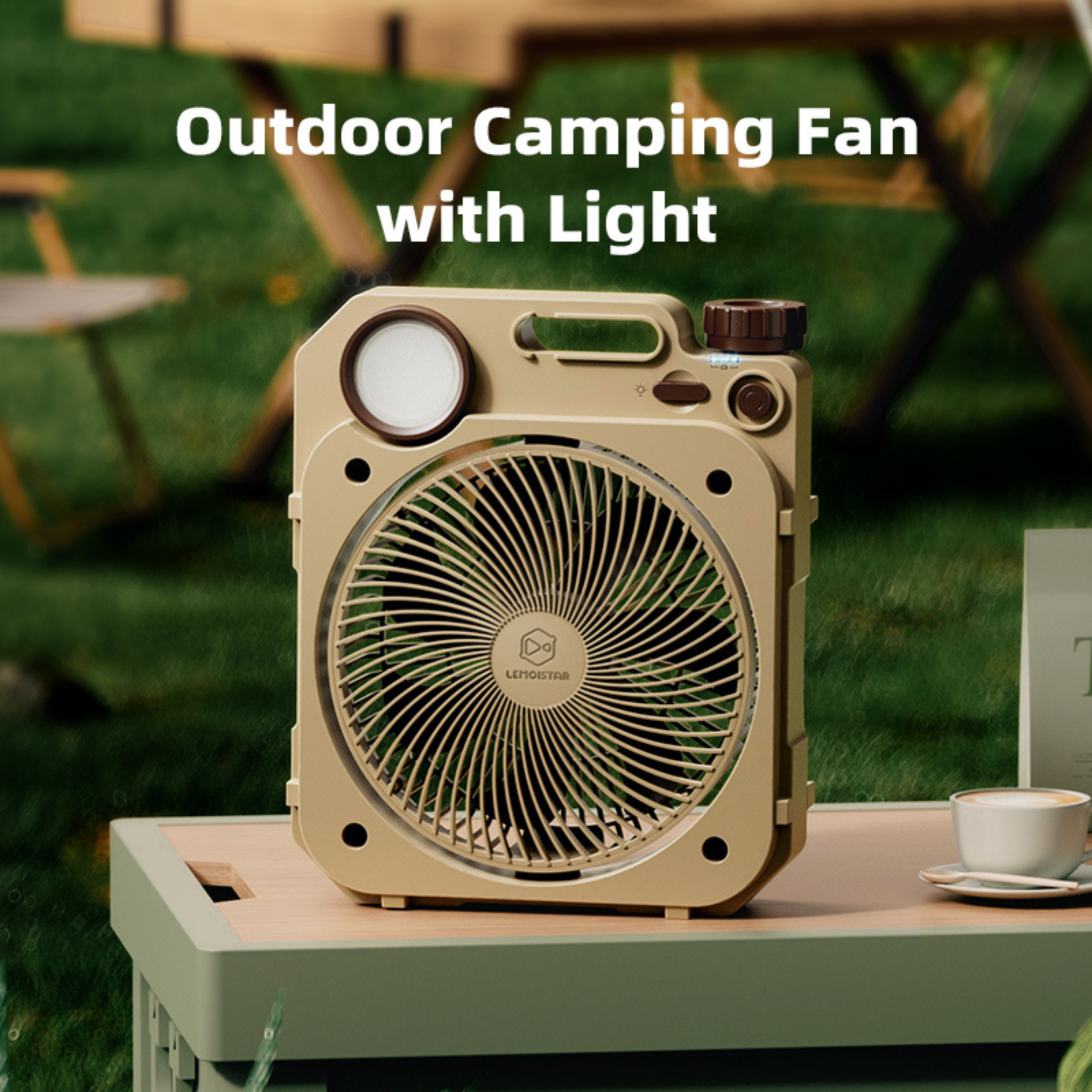 Lemoistar FT11 Rechargeable Camping Fan