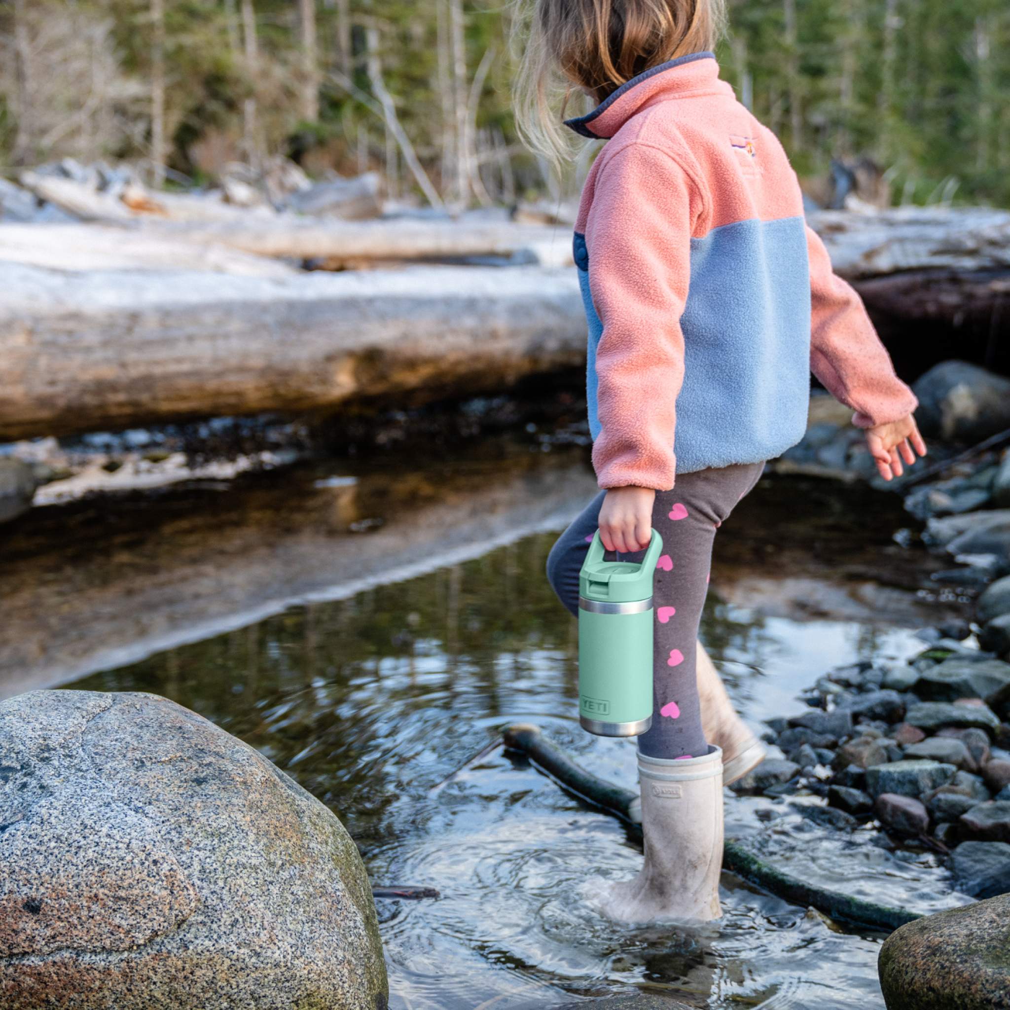 YETI Rambler® Jr. 12 OZ Kids Adventure Water Bottle - Wetlands Camo