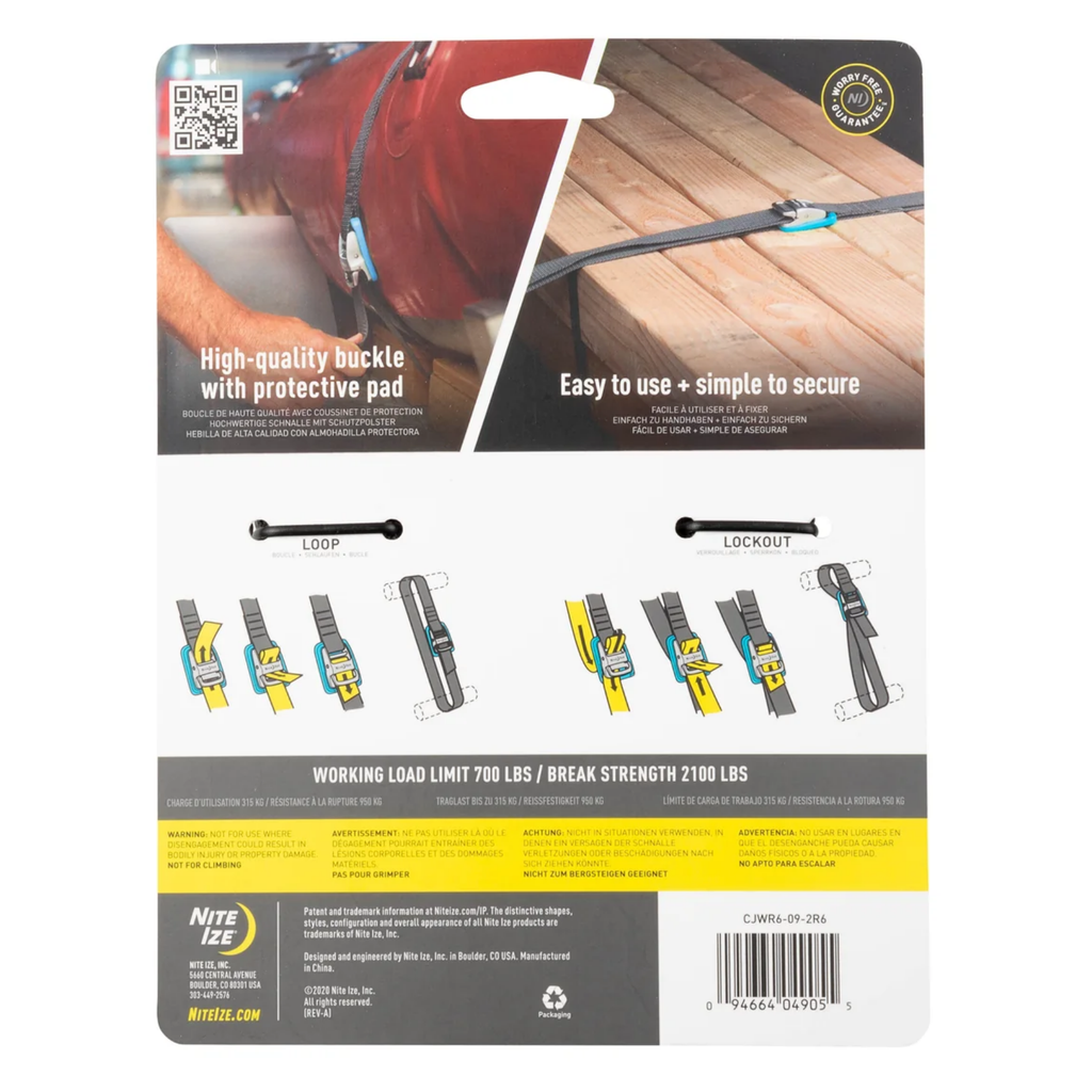 Nite Ize CamJam Tie Down Strap 2 pack