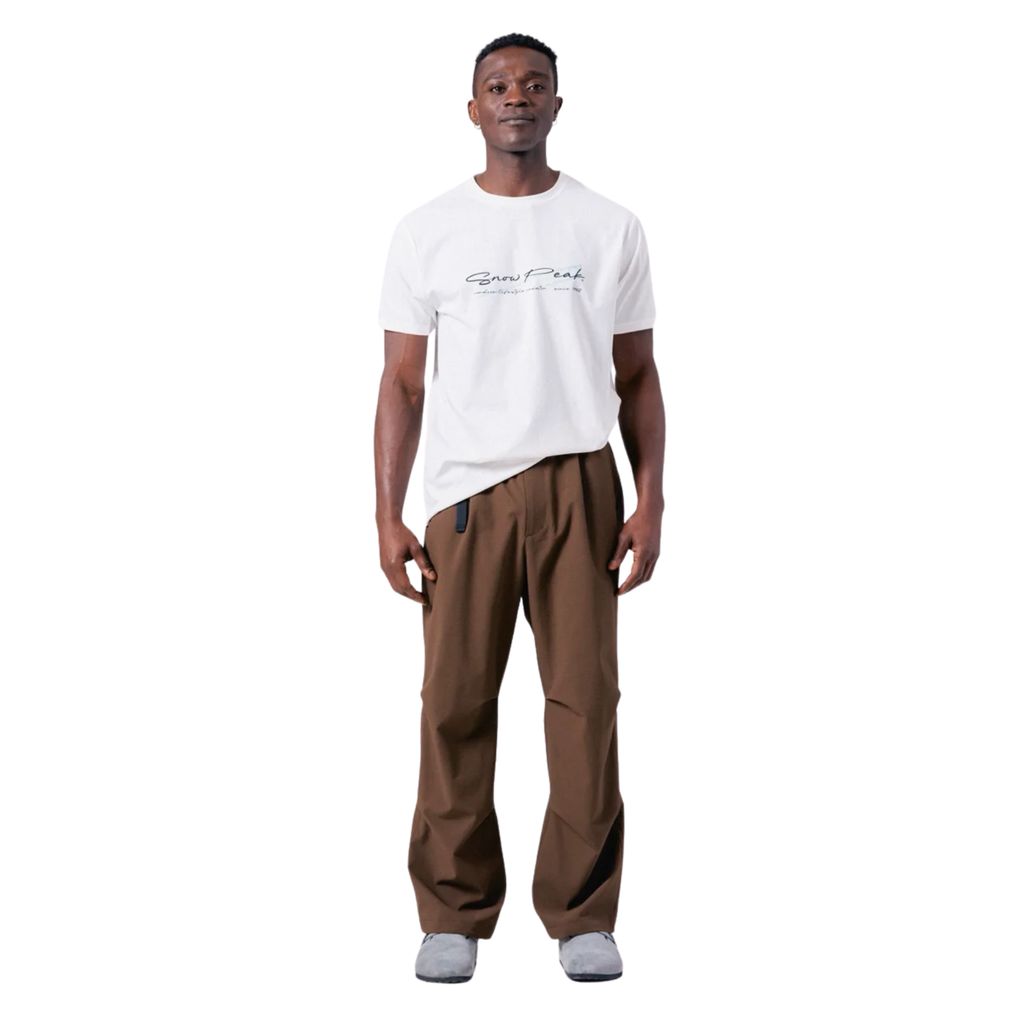 Snow Peak Typography Dry T-Shirt