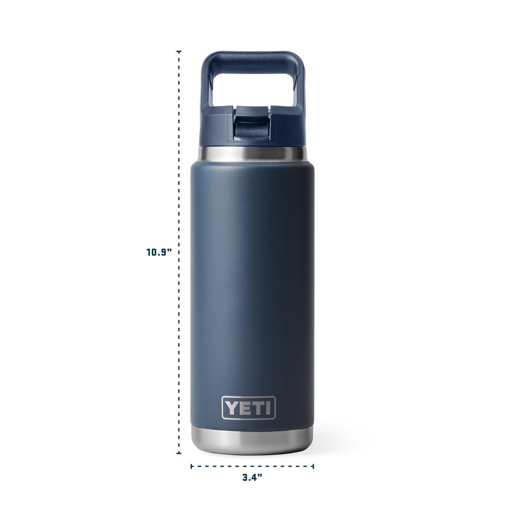 YETI Rambler® 26 OZ Water Bottle With Color-Matched Straw Cap