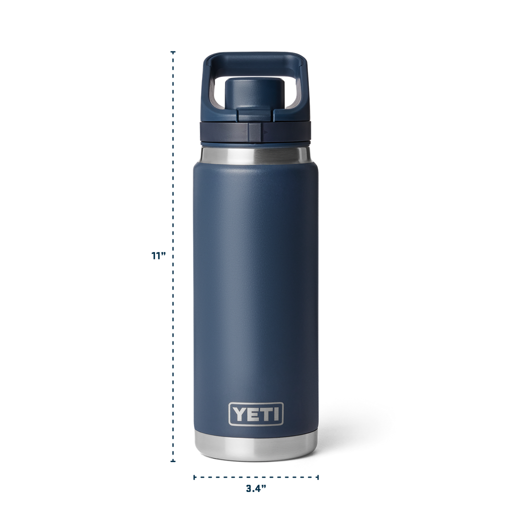 YETI Rambler® 26 OZ Water Bottle With Color Matched Flip Chug Cap