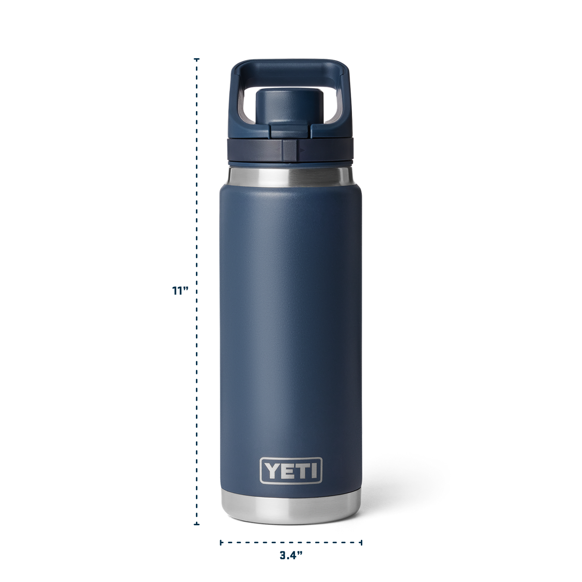 YETI Rambler® 26 OZ Water Bottle With Color Matched Flip Chug Cap