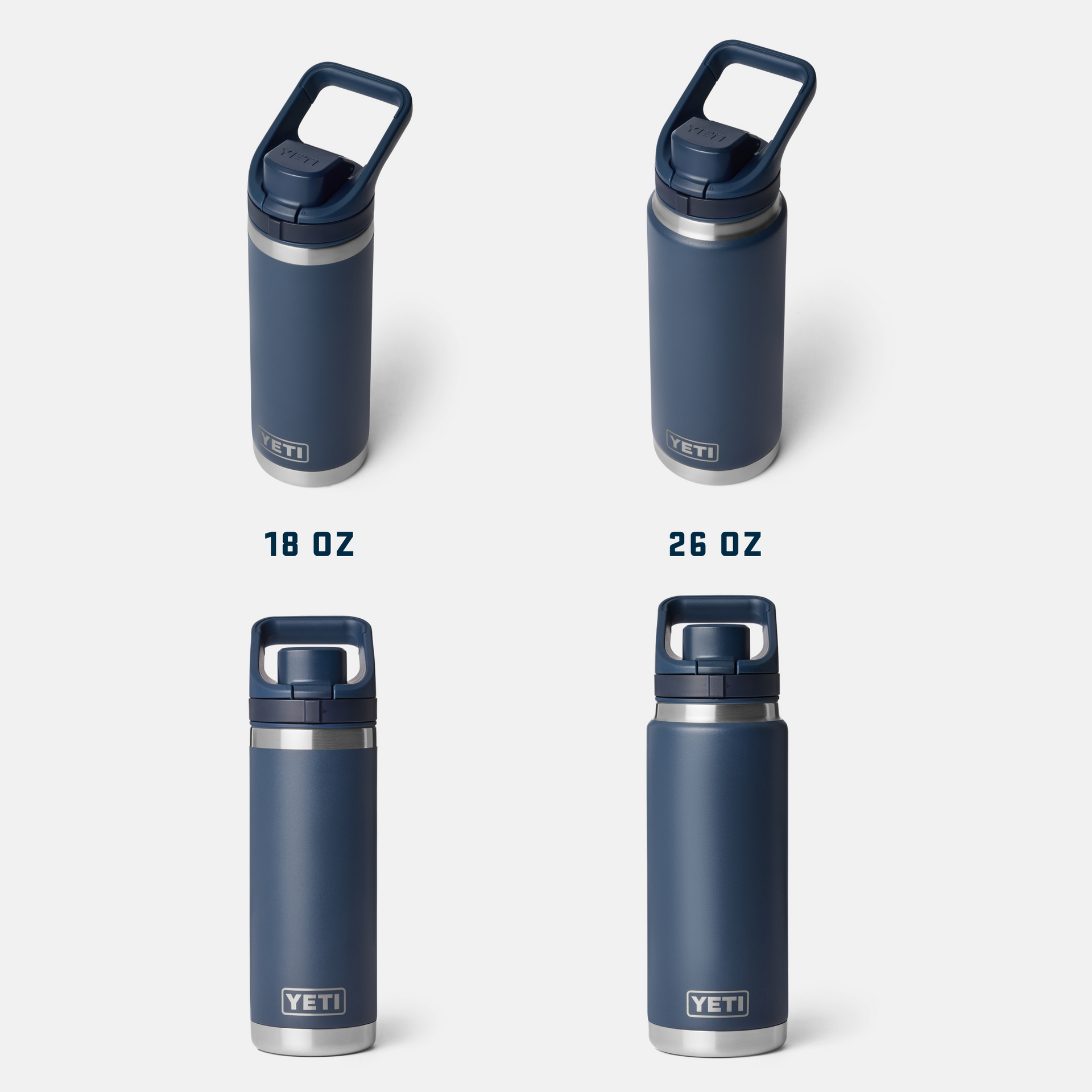 YETI Rambler® 18 oz Water Bottle with Color-Matched Flip Chug Cap