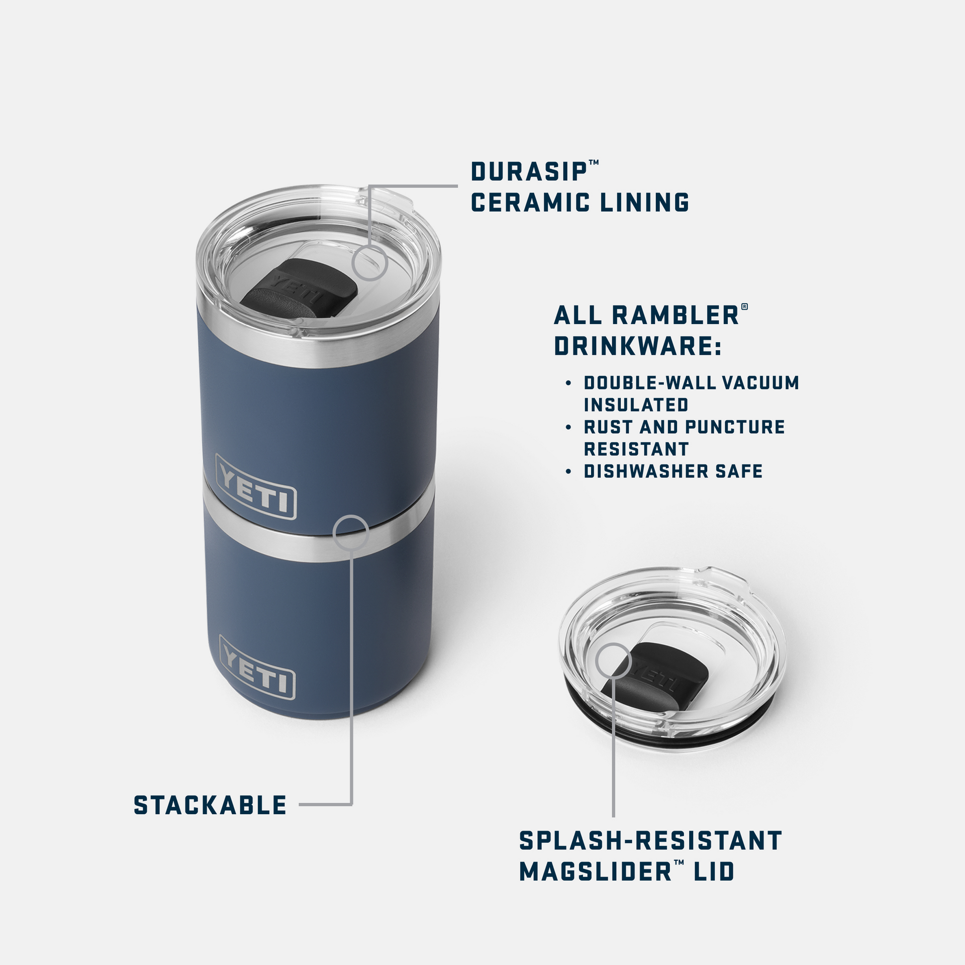 YETI Rambler® 10 OZ Stackable Lowball With Magslider™ Lid - Wetlands Camo