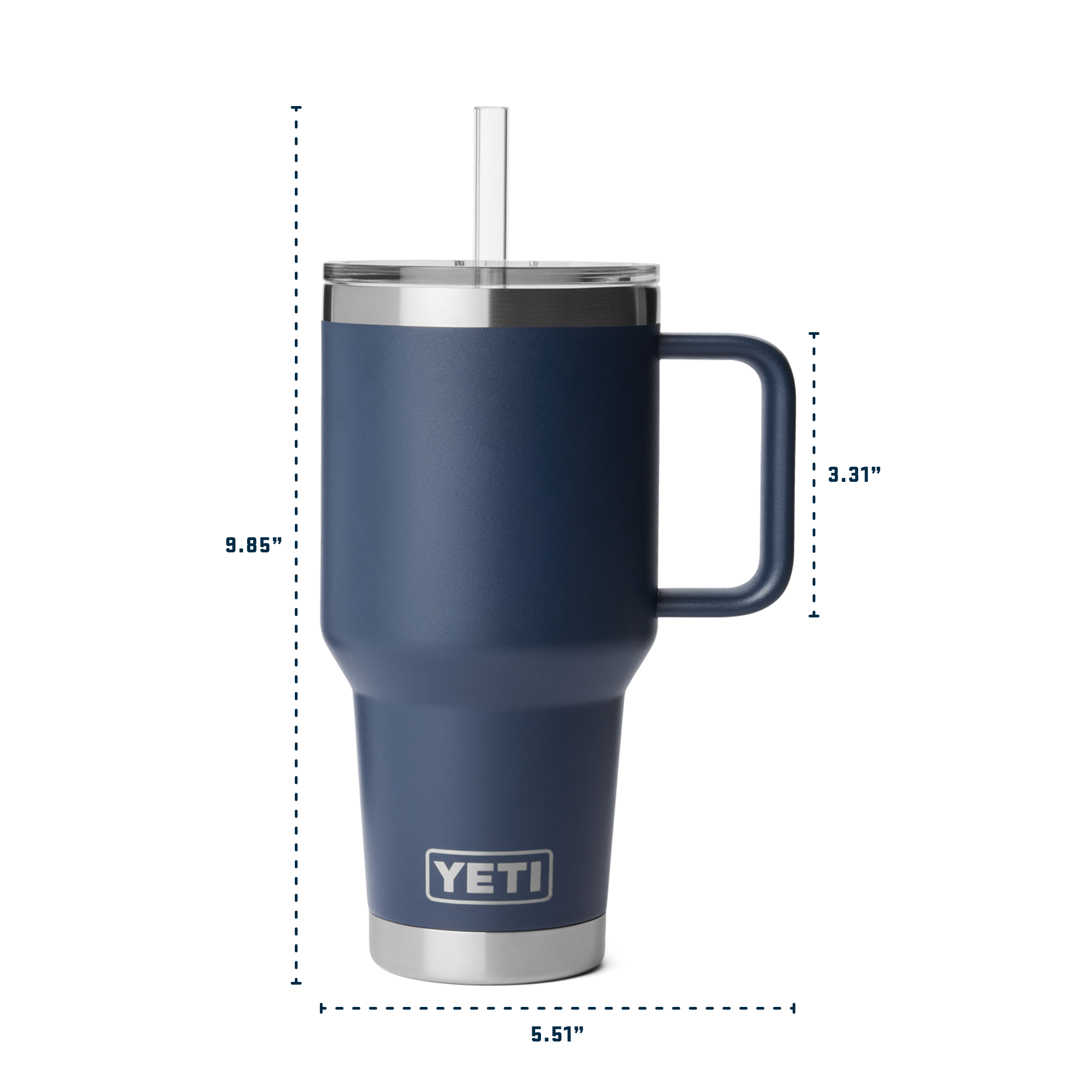 YETI Rambler® 35 oz Straw Mug with Straw Lid