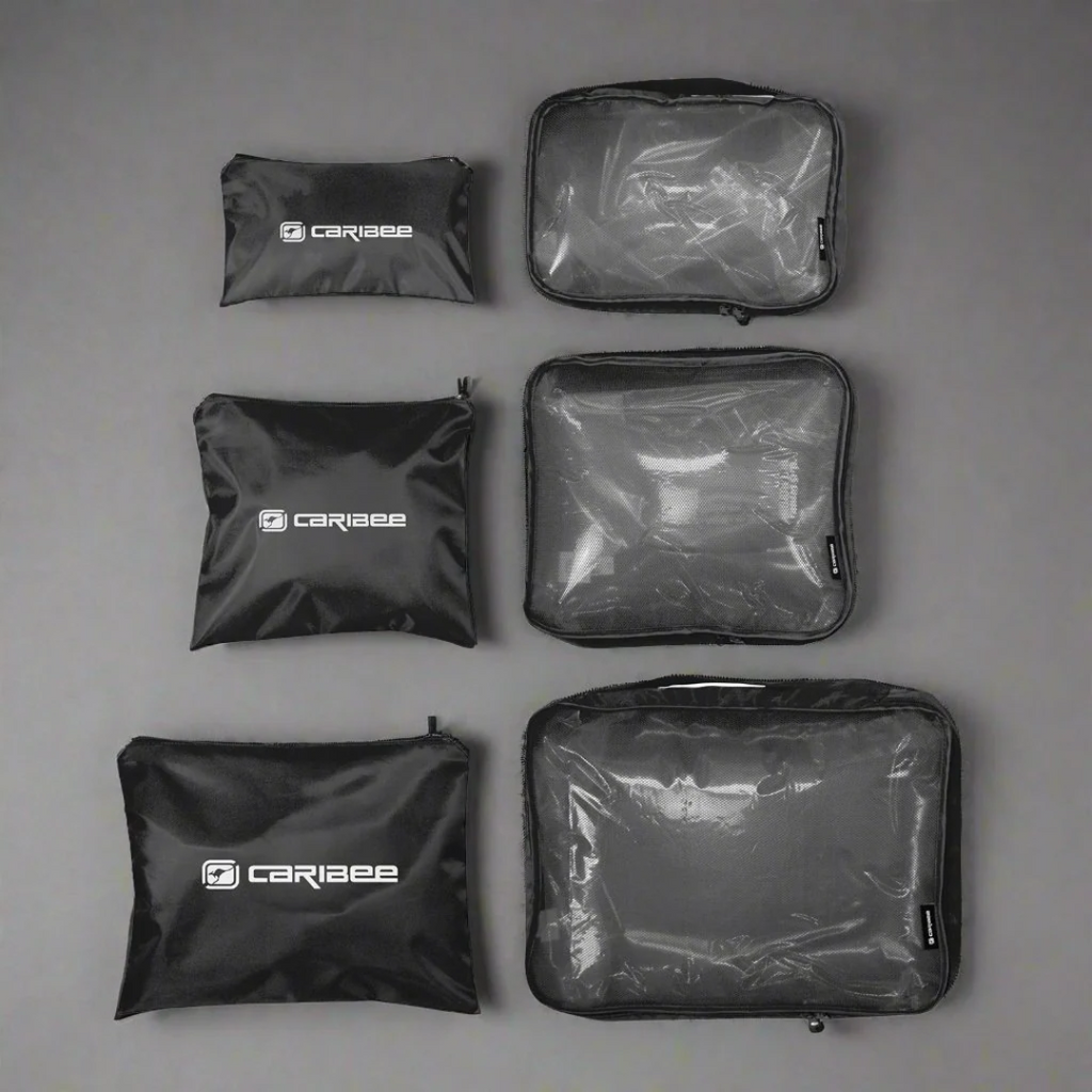Caribee 6 Piece Packing Cube and Pouch Set