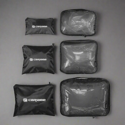 Caribee 6 Piece Packing Cube and Pouch Set
