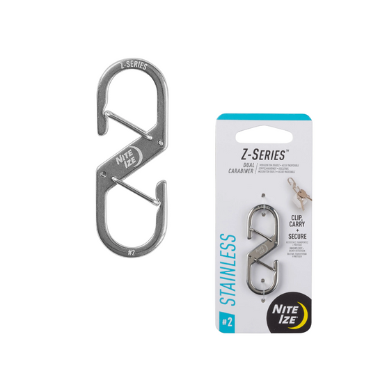 Nite Ize Z-Series® Dual Carabiner Stainless Steel