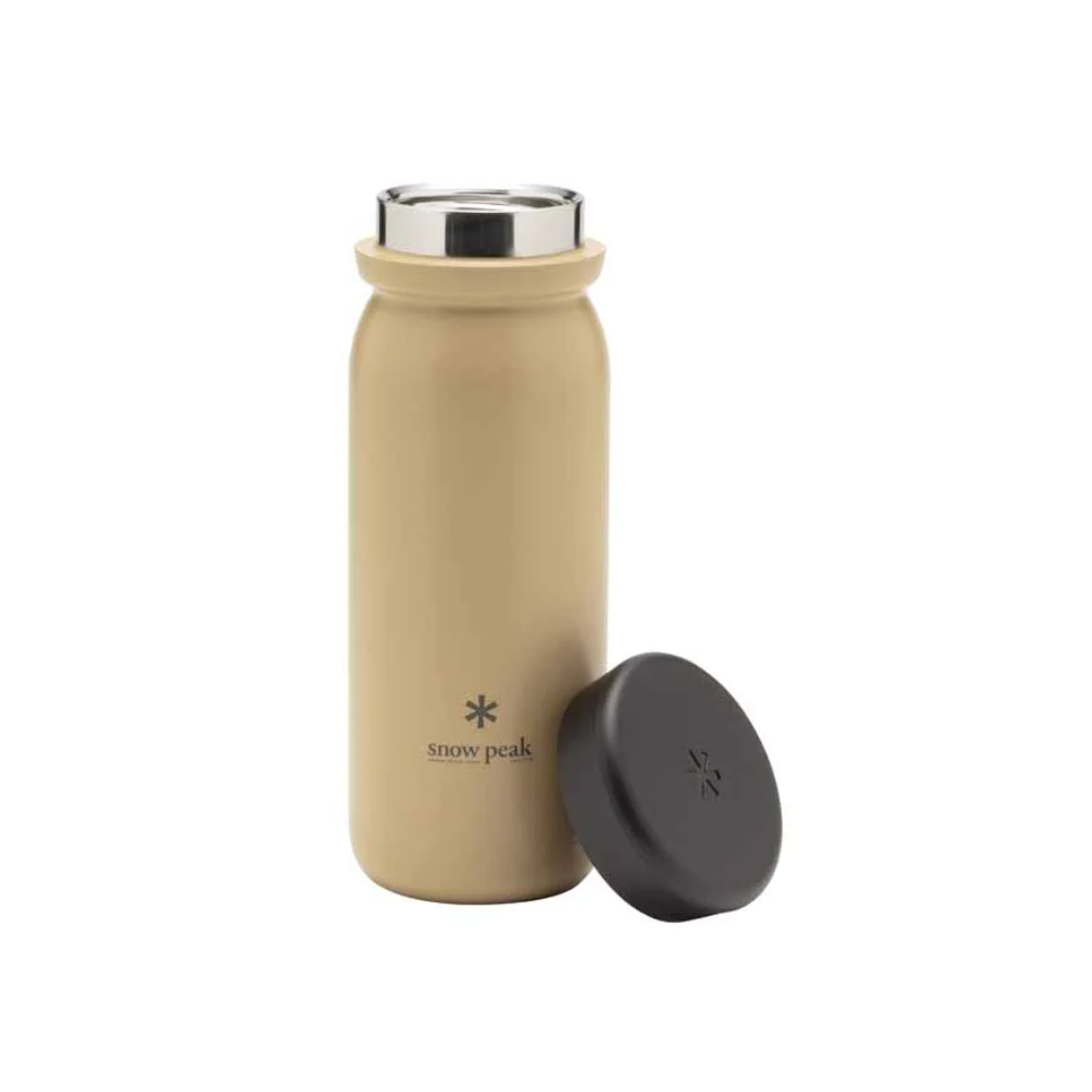 Snow Peak Stainless Vacuum Bottle Milk 500 Sand