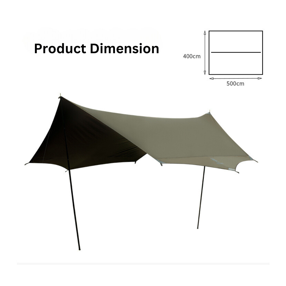 OneTigris Butterfly-shaped Camping Tarp