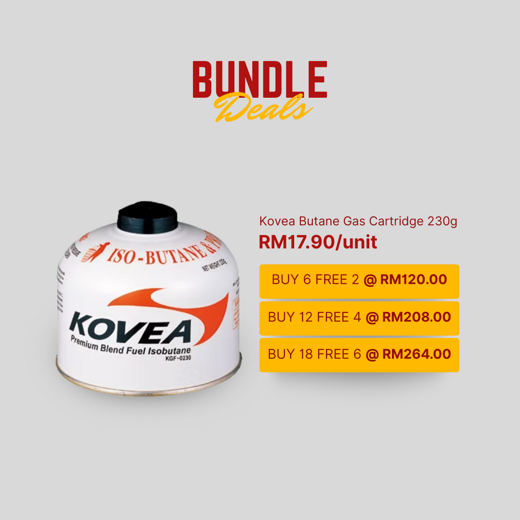 [Bundle Deals] Kovea Butane Gas Cartridge 230g