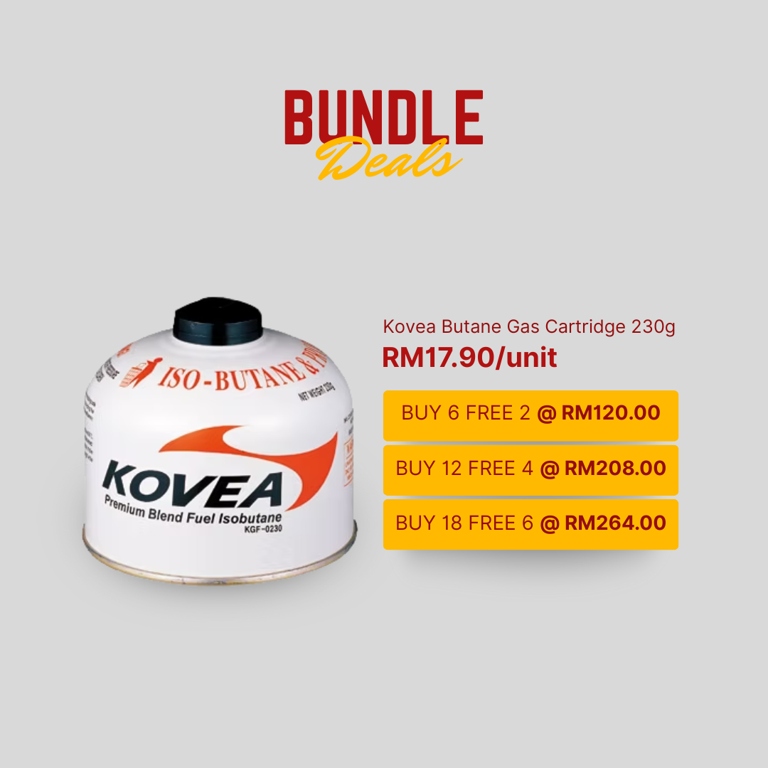 [Bundle Deals] Kovea Butane Gas Cartridge 230g