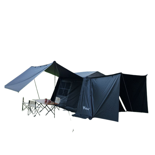 Stoic 6.0 Village Automatic Tent without Side Curtains - Black