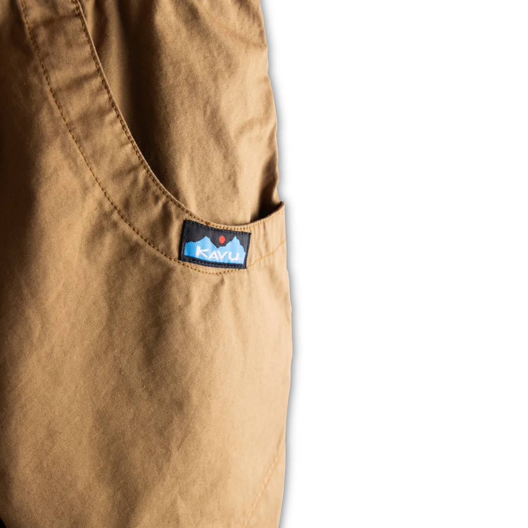 Kavu Chilli Lite Cotton Shorts with Built-In Belt