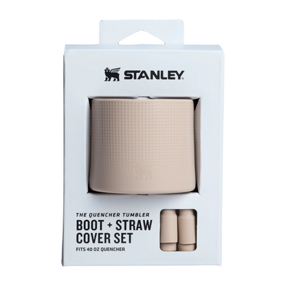 Stanley Quencher H2.0 40oz Silicone Tumbler Base + Straw Cover Set