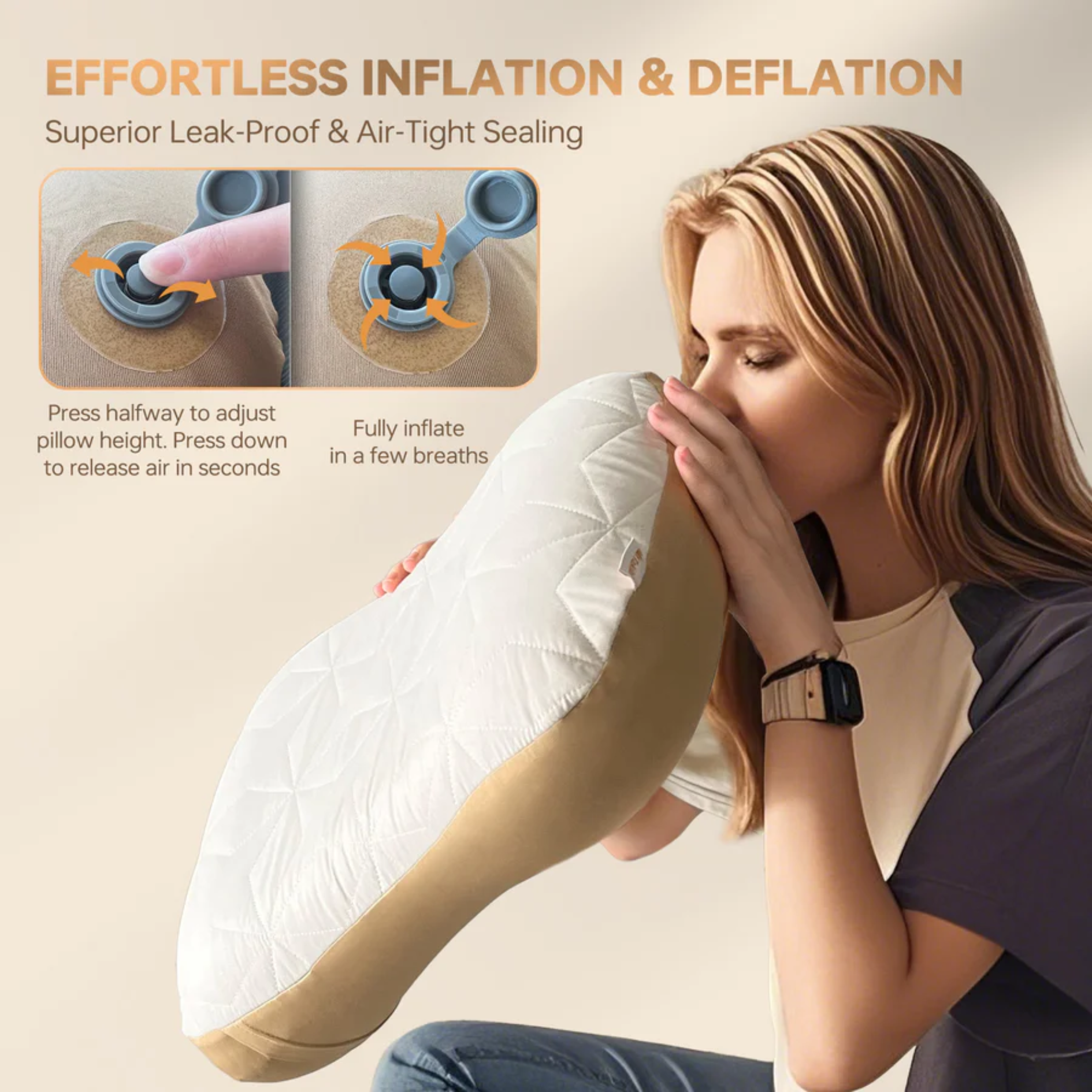 Samtopia Inflatable Air Pillow Extra Large