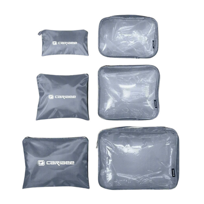 Caribee 6 Piece Packing Cube and Pouch Set