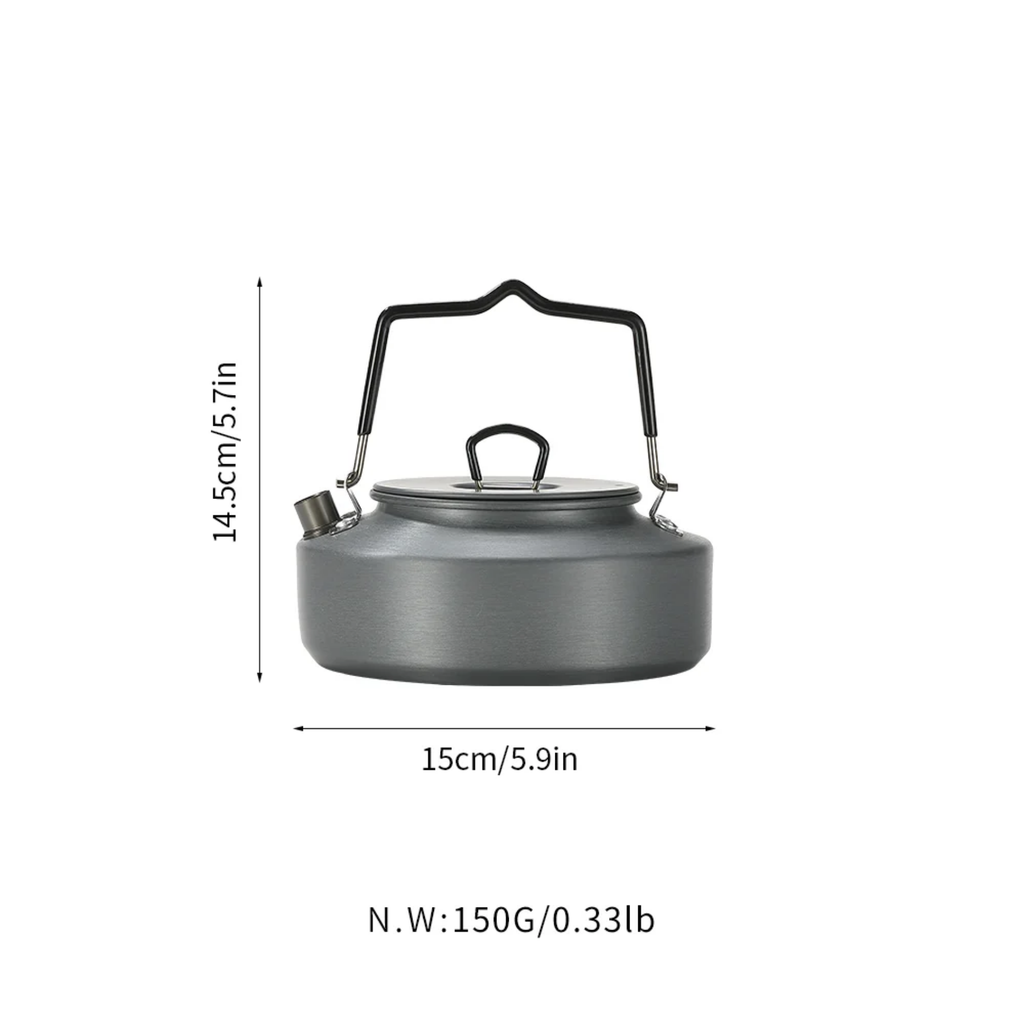 Campingmoon Anodized Camping Kettle 0.8L