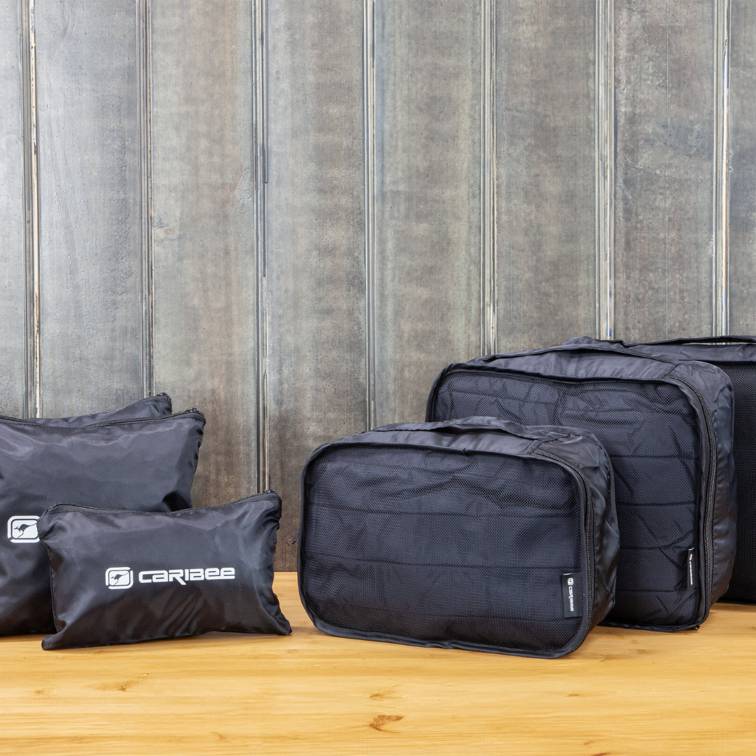 Caribee 6 Piece Packing Cube and Pouch Set