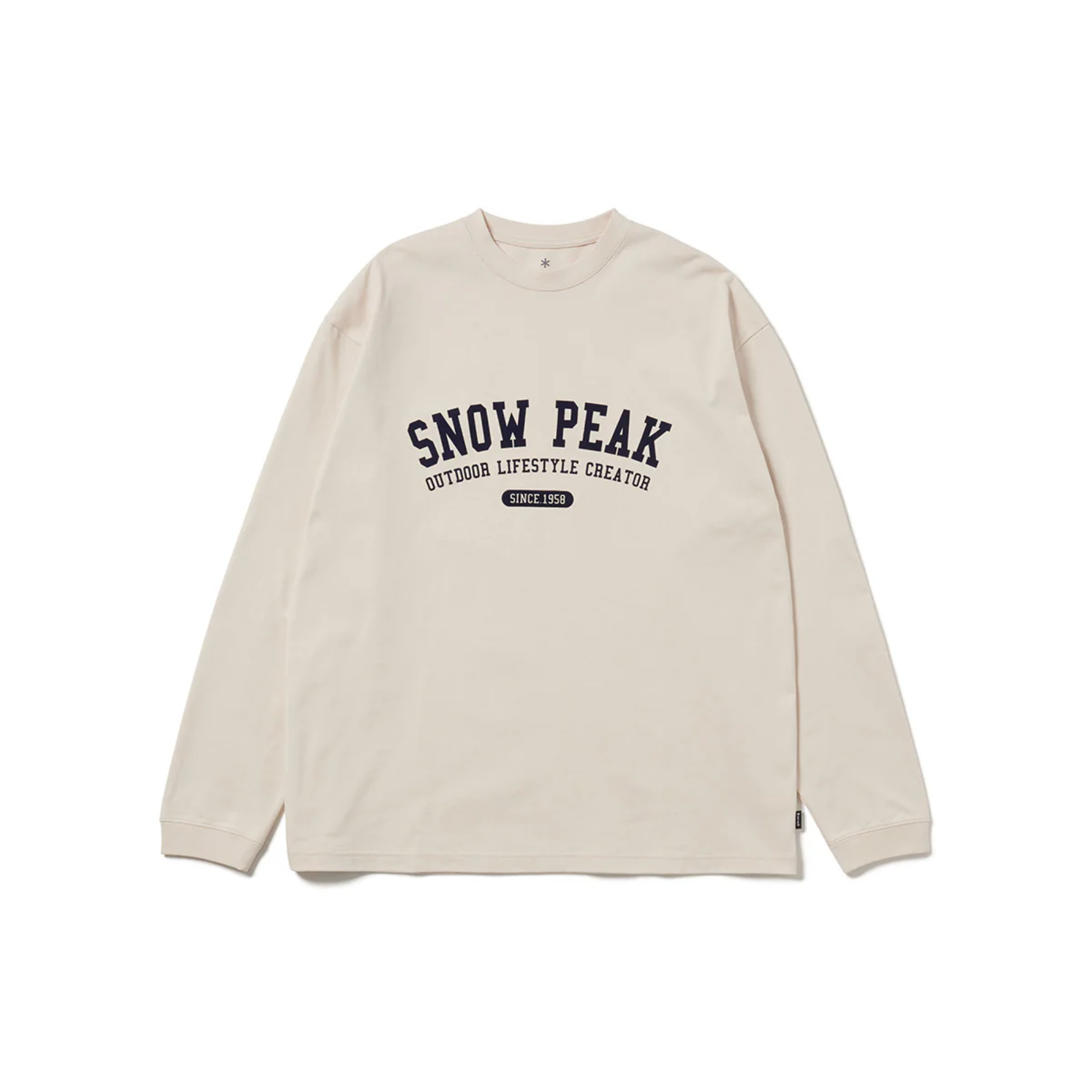 Snow Peak Varsity Logo Long Sleeve T-Shirt
