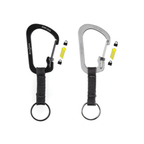 Nite Ize Sidelock Key Ring Stainless Steel Black