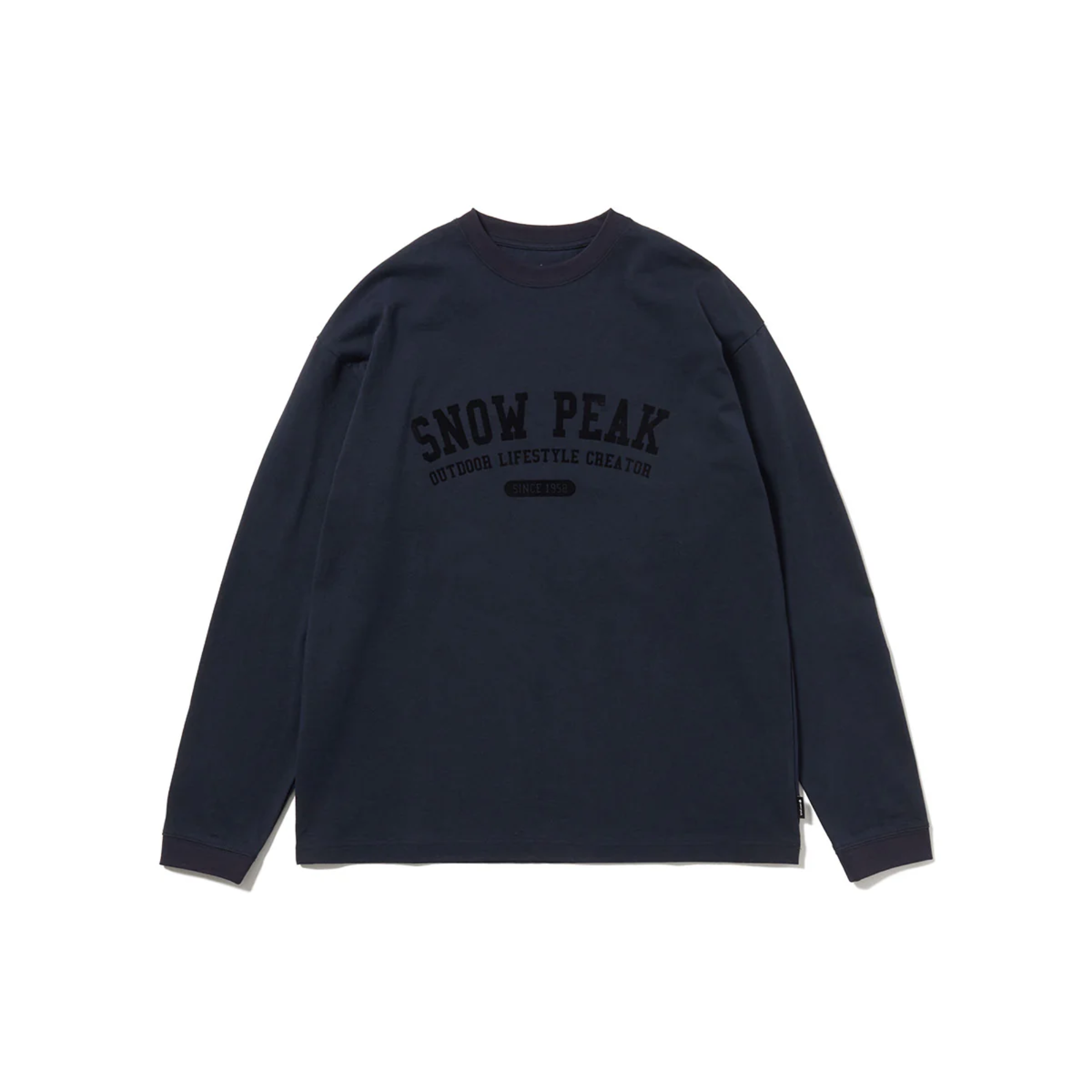 Snow Peak Varsity Logo Long Sleeve T-Shirt