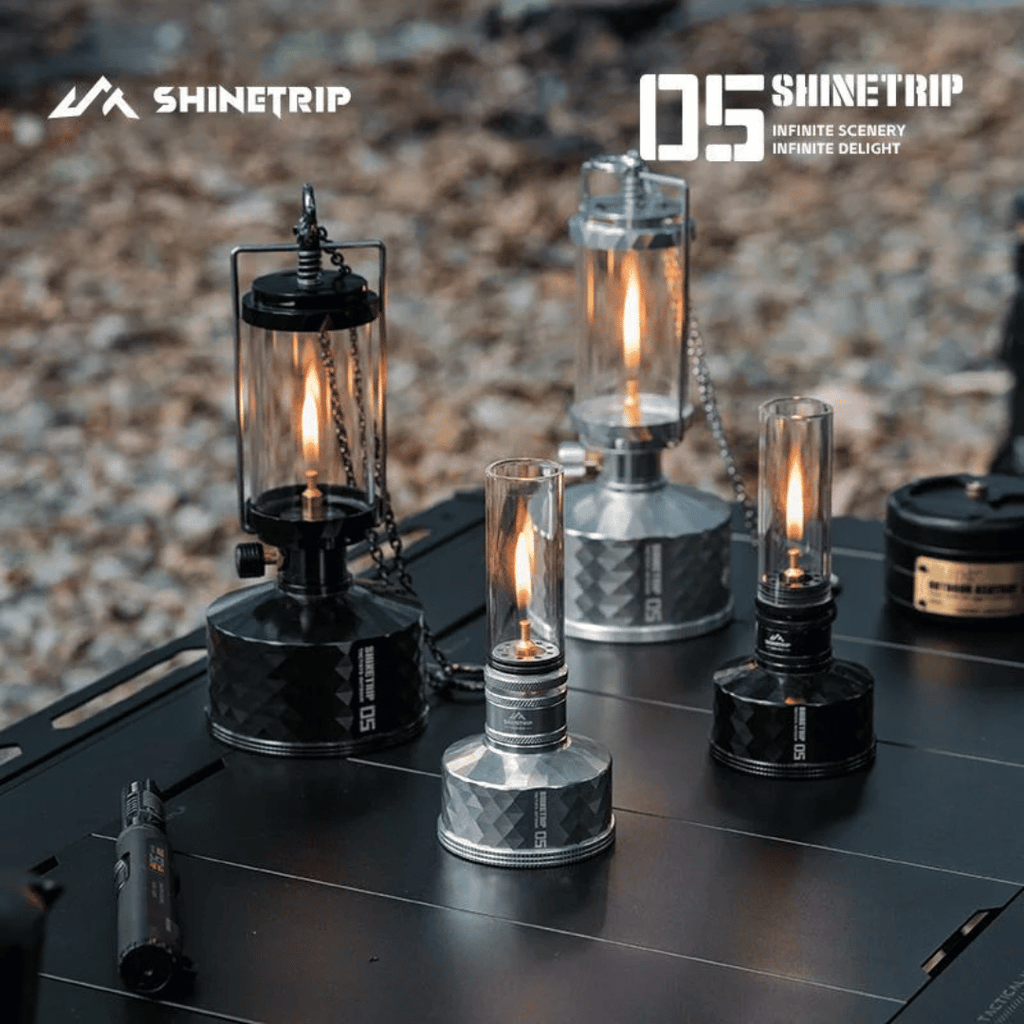 ShineTrip ST-05 Series Dewlight Camping Gas-Style Lantern  Large  – Black