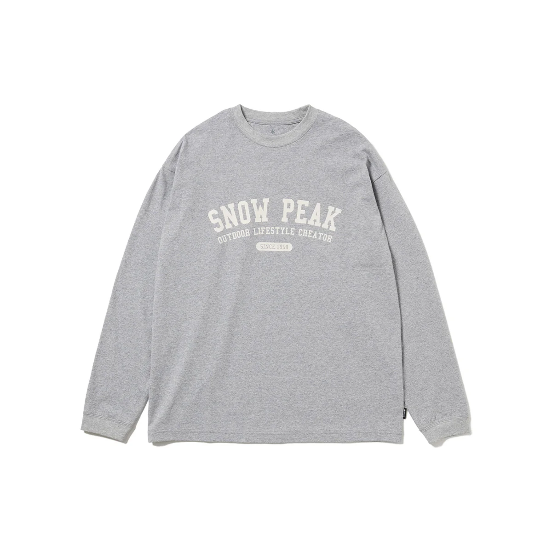 Snow Peak Varsity Logo Long Sleeve T-Shirt