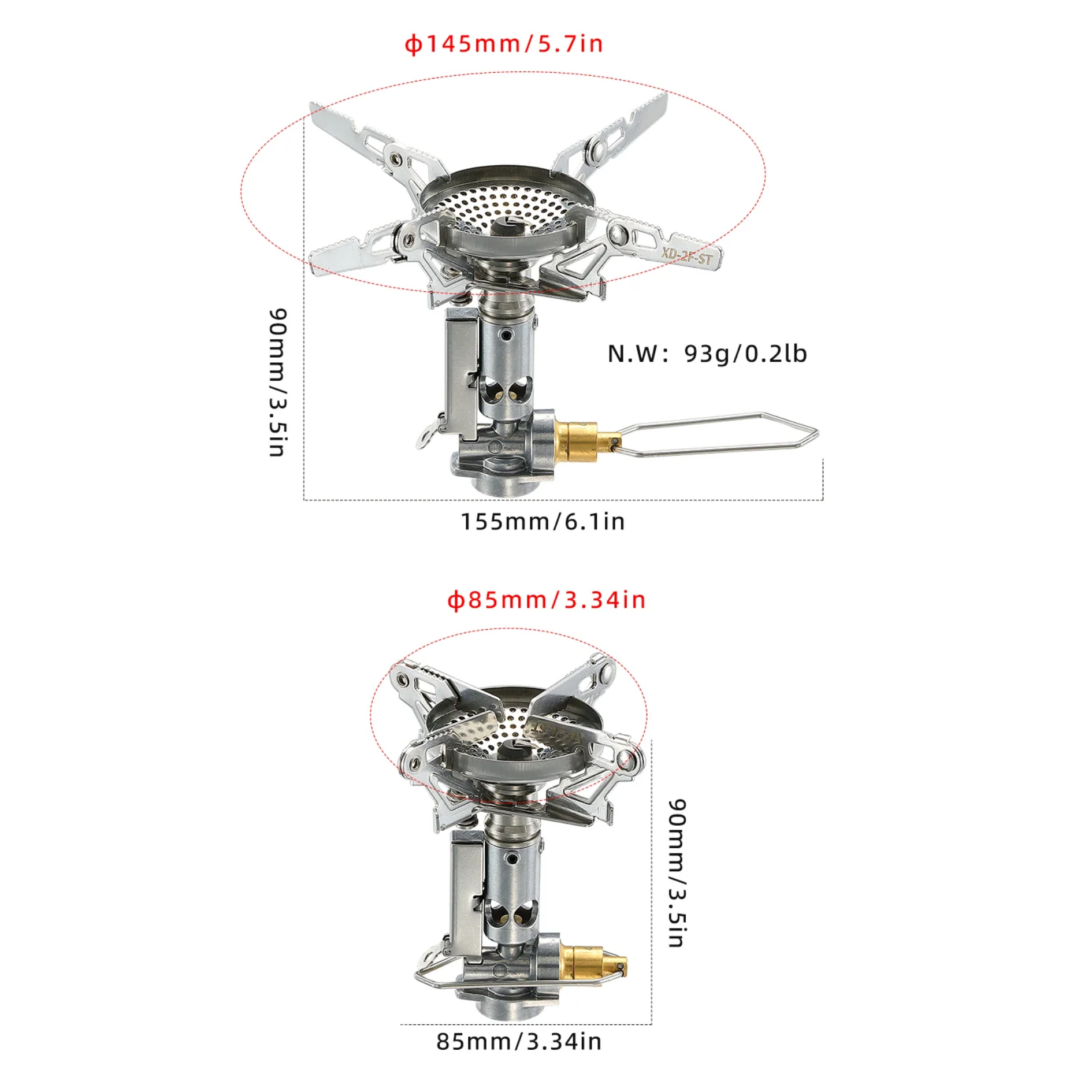 Campingmoon Xuanfeng High Mountain Gas Stove