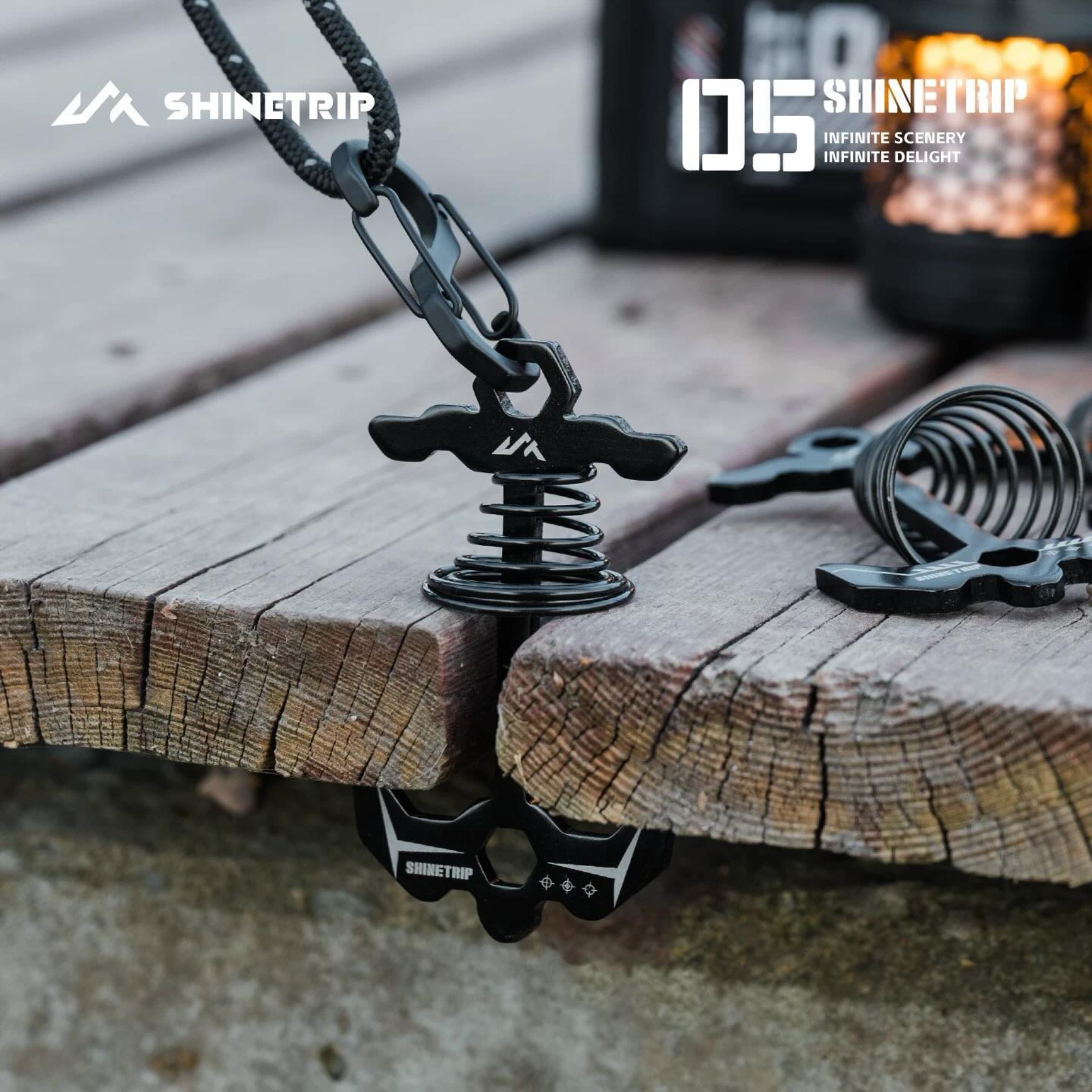 ShineTrip ST-05 Series Tactical Fishbone Spike - Dark Anchor