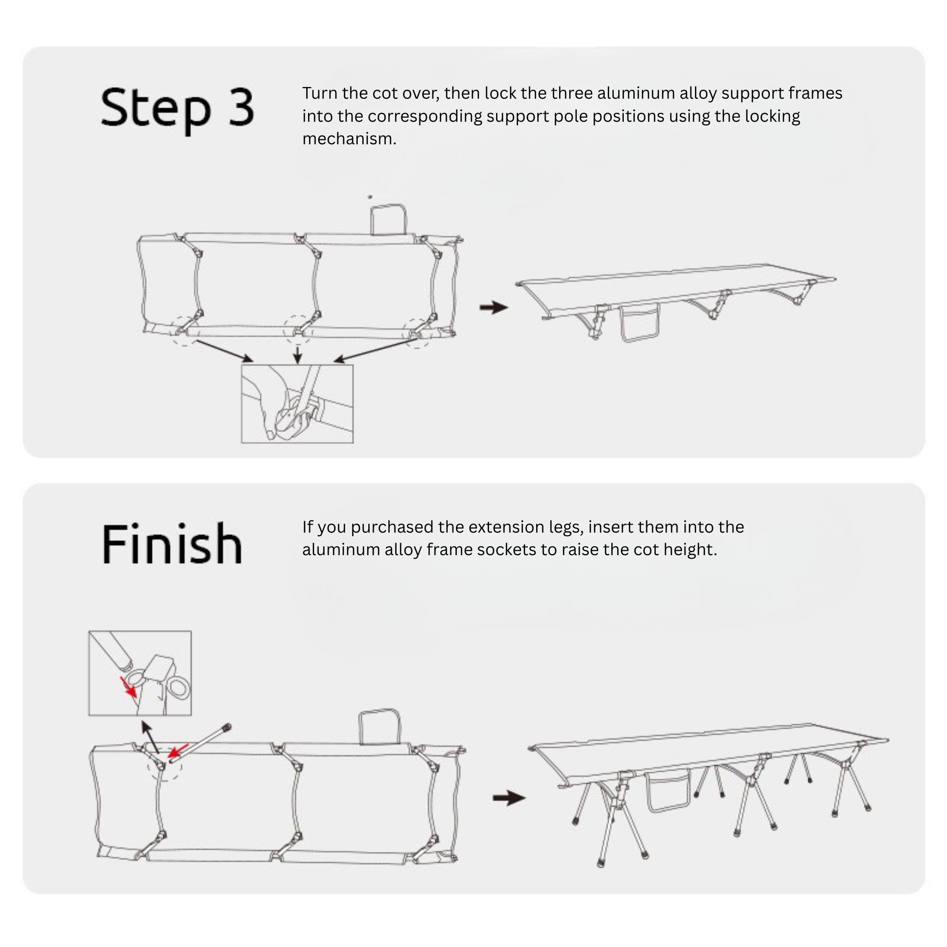 Soloman 2-Way Convertible Cot