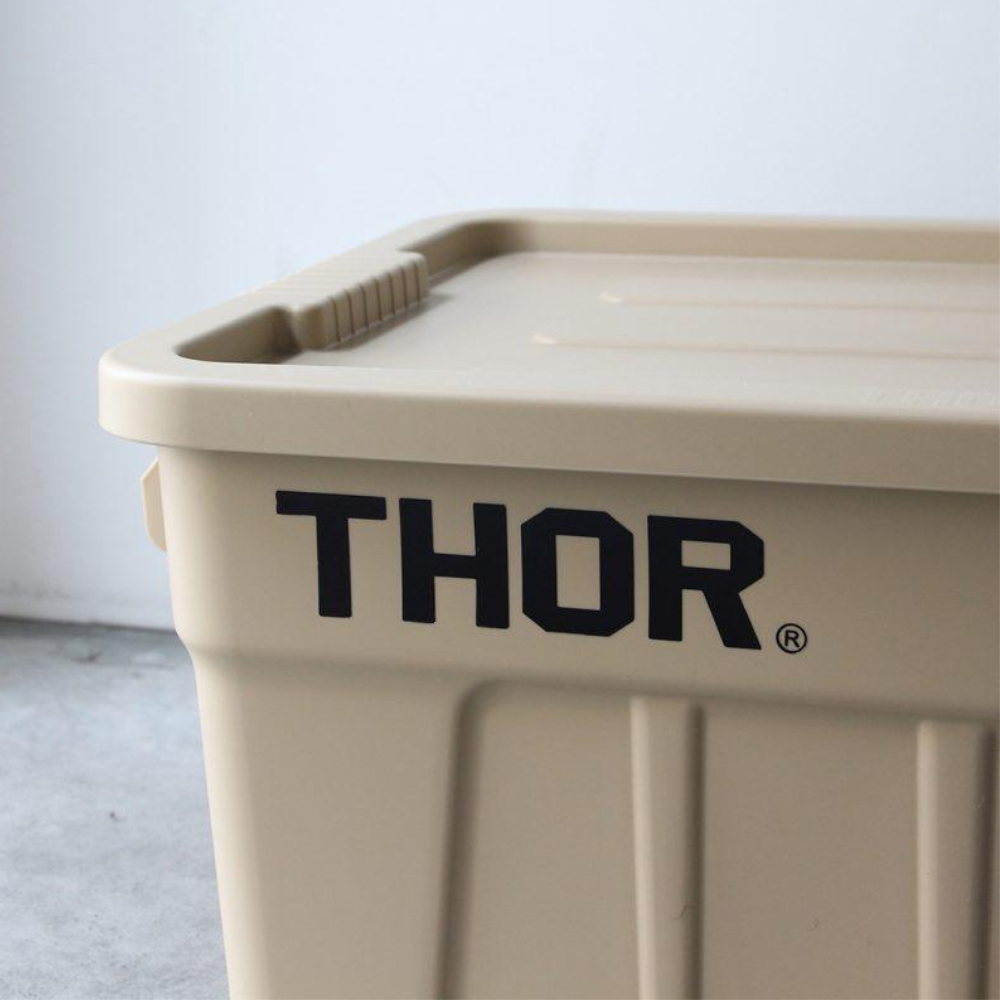 THOR Tote Box with Lid - 75L Large Capacity Storage Container