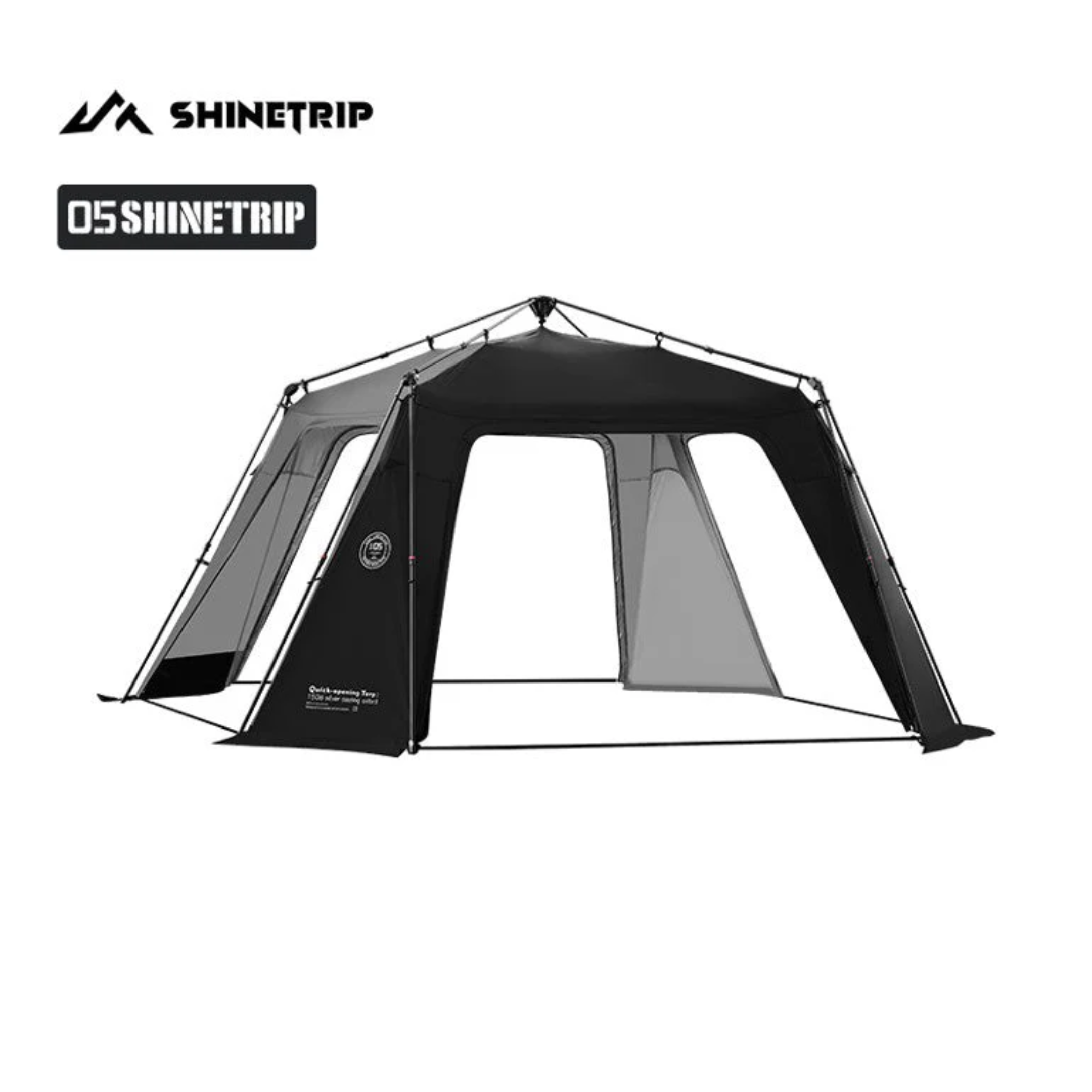 ShineTrip 05 Series Automatic Dome Canopy - Black