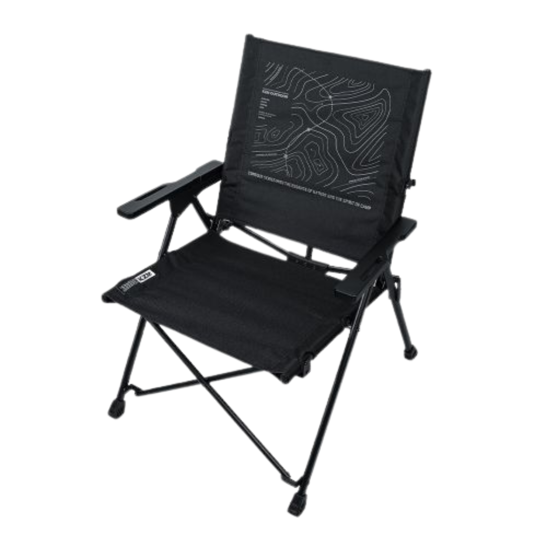 KZM Contour Clip Camping Chair Capacity 80kg