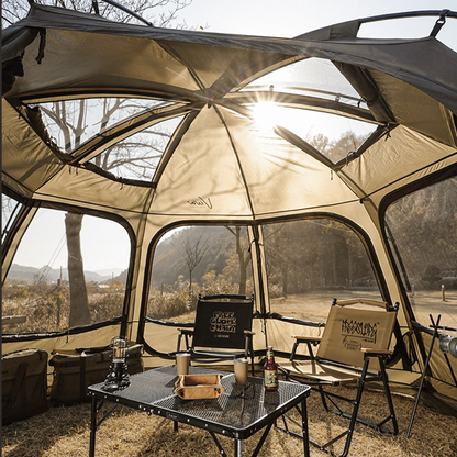 KZM Viva Dome Shelter Plus - Sand