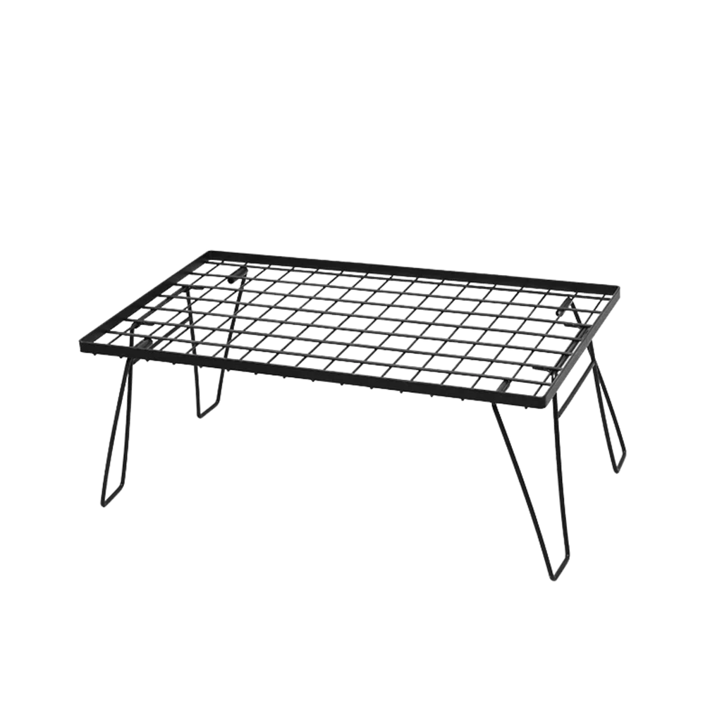 ShineTrip ST-Checkered Iron Mesh Table - Black