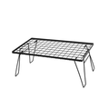 ShineTrip ST-Checkered Iron Mesh Table - Black