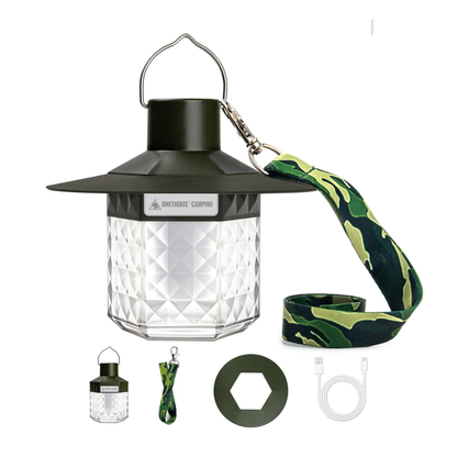 OneTigris LED Camping Lantern - Ranger Green