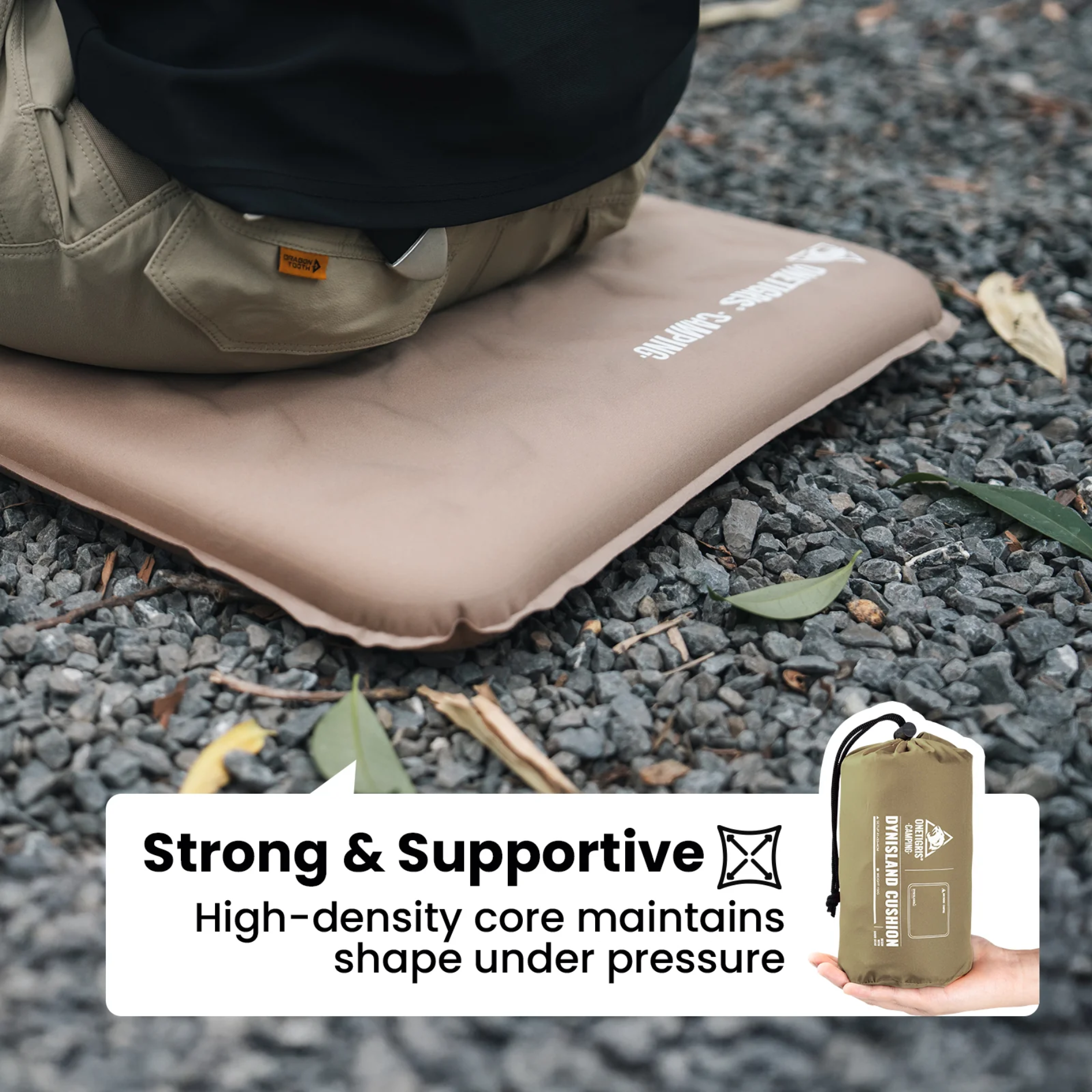 OneTigris Dynisland Self-Inflating Seat Cushion