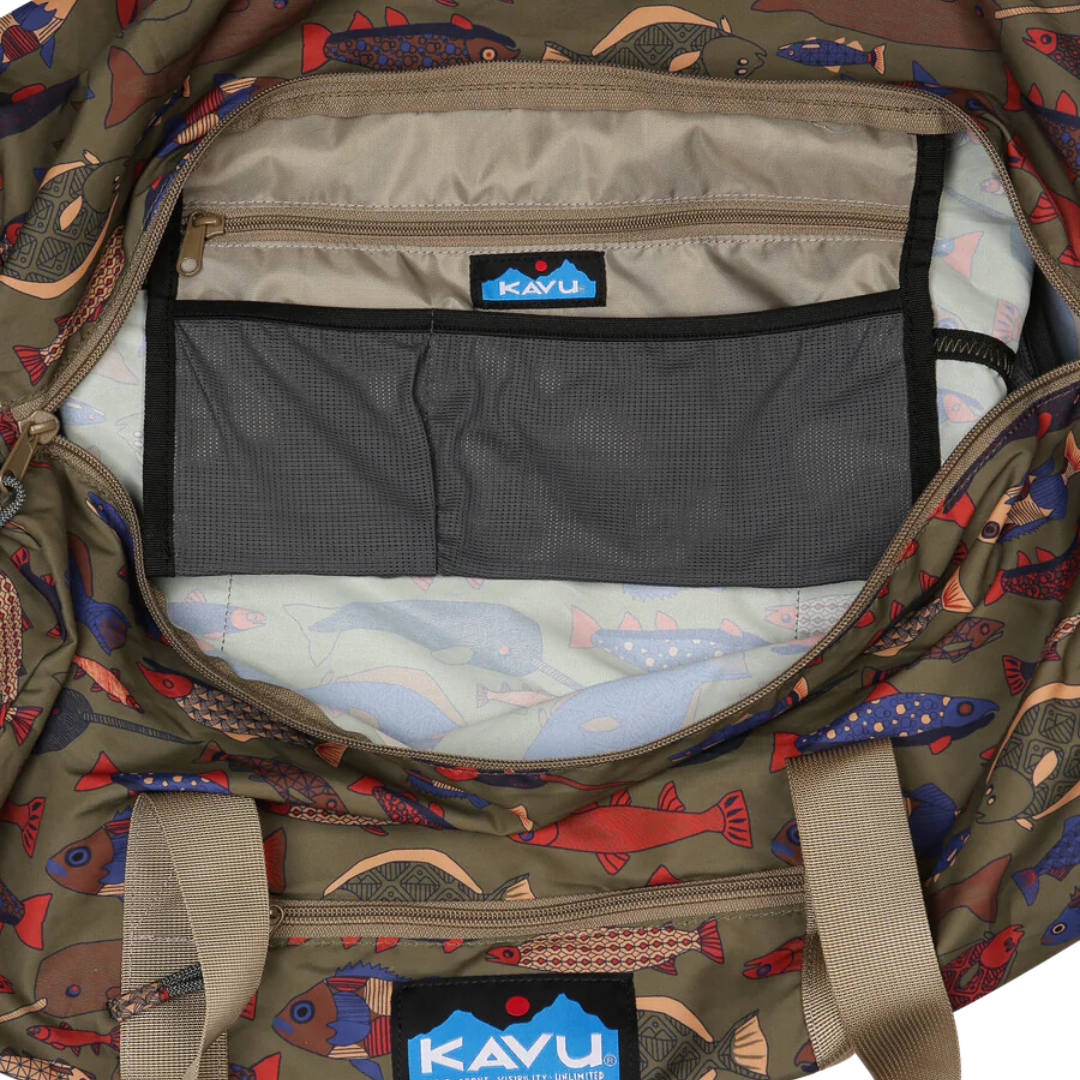 Kavu Tide Rip Water-Resistant Large Duffel Bag 46L