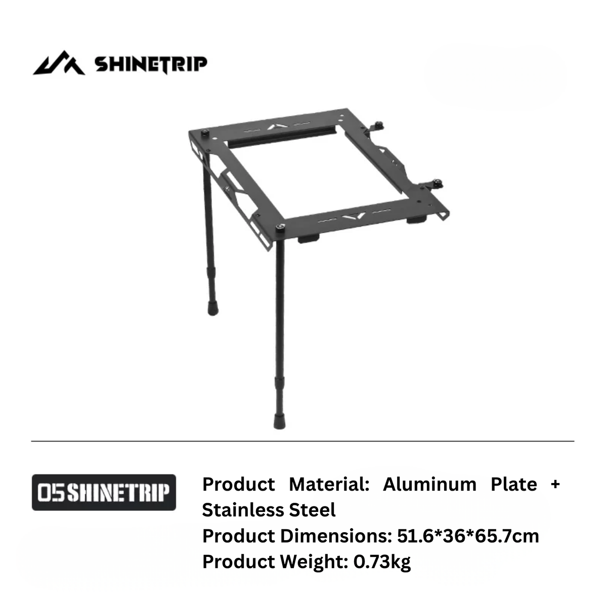 ShineTrip ST-05 Series Core-Array Tactical 4-Fold Table Expansion Frame