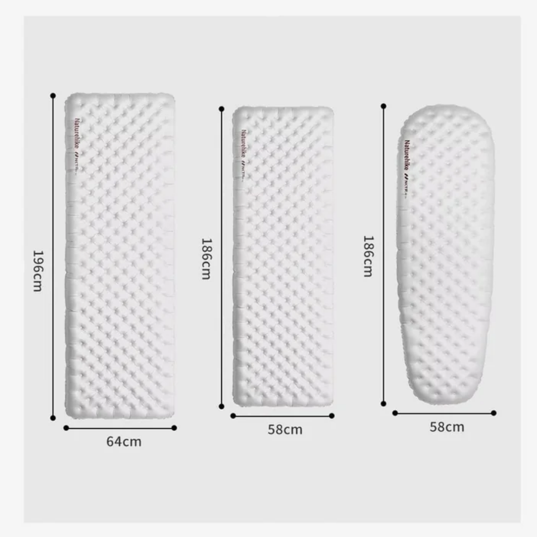 Naturehike Tuye 3.5 Ultralight Inflatable Matress - Carbon Silver