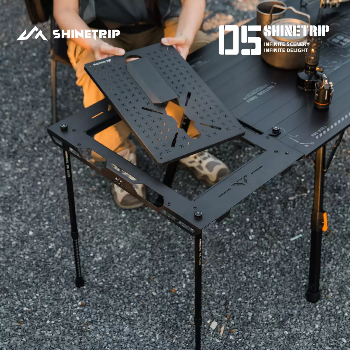 ShineTrip ST-05 Series Core-Array Tactical 4-Fold Table Expansion Frame