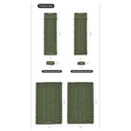 Naturehike Inflatable Cushion Bed Single 6.5 - Army Green