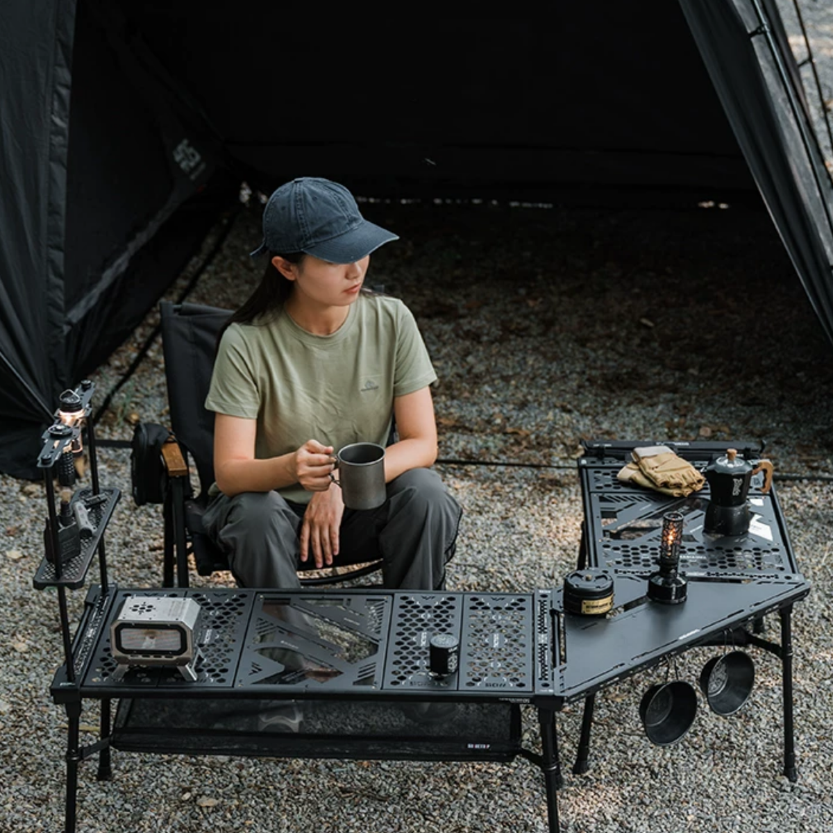 ShineTrip 05 Series Tactical Cube Table - Storage Shelf Panel