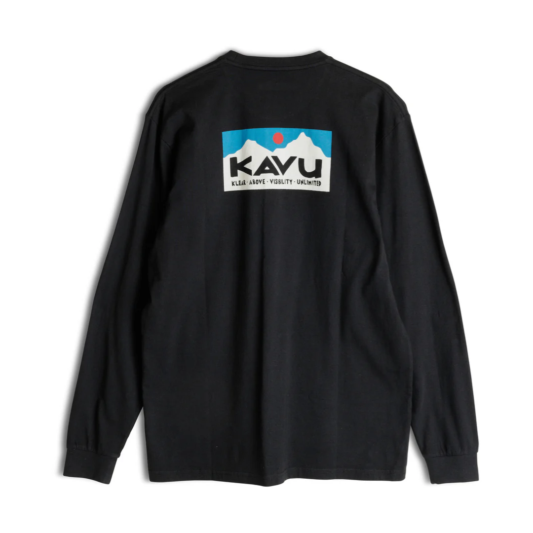 Kavu LS Etch Art Long Sleeve Tshirt - Black