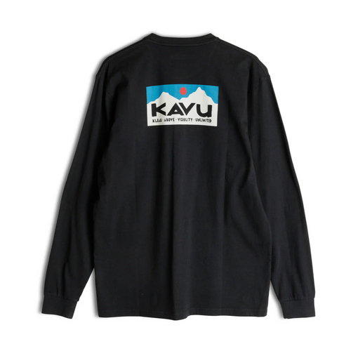 Kavu LS Etch Art Long Sleeve Tshirt - Black